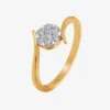 Lunar Flow 9KT Gold Lab Grown Diamond Ring
