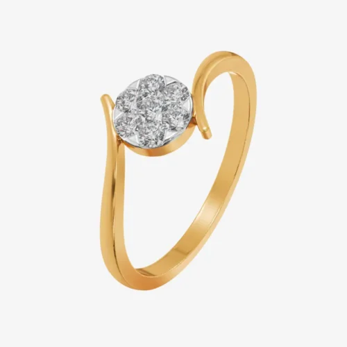 ring_under_deal Lunar Flow 9KT Gold Lab Grown Diamond Ring